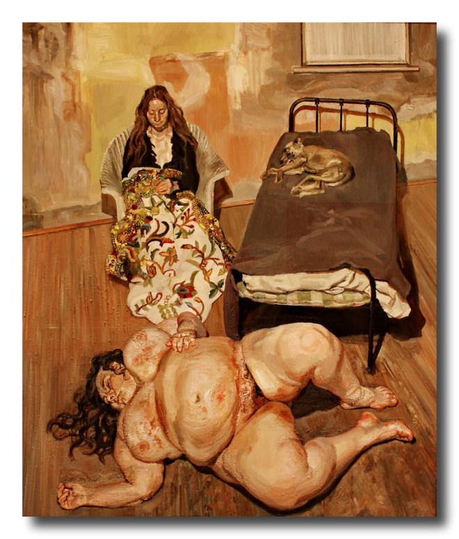 Lucian Freud Evening in The Studio Realism Painting