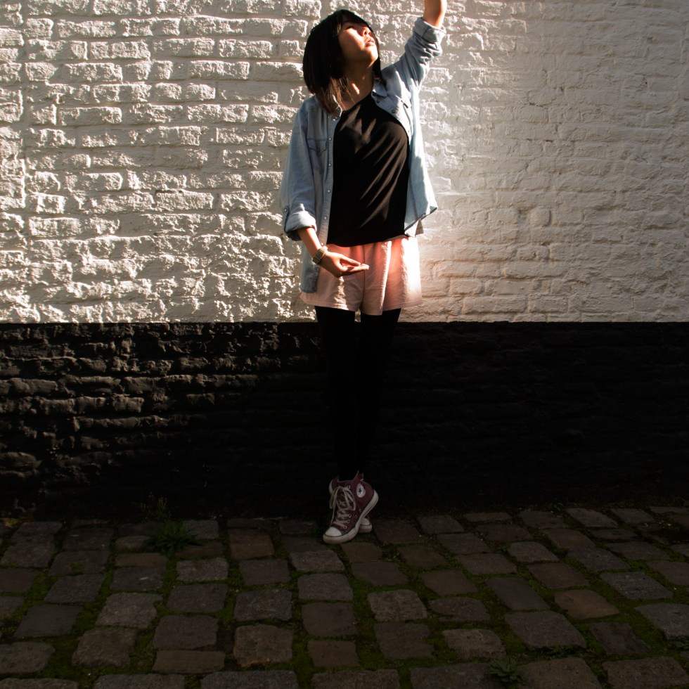 portret fotografie contrast pose ballet licht pizza