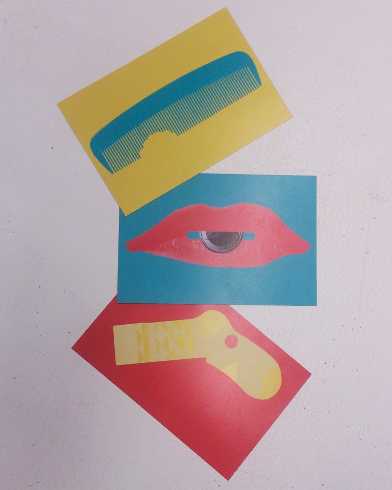 postcards front spreekwoorden zegswijzen drie kleuren