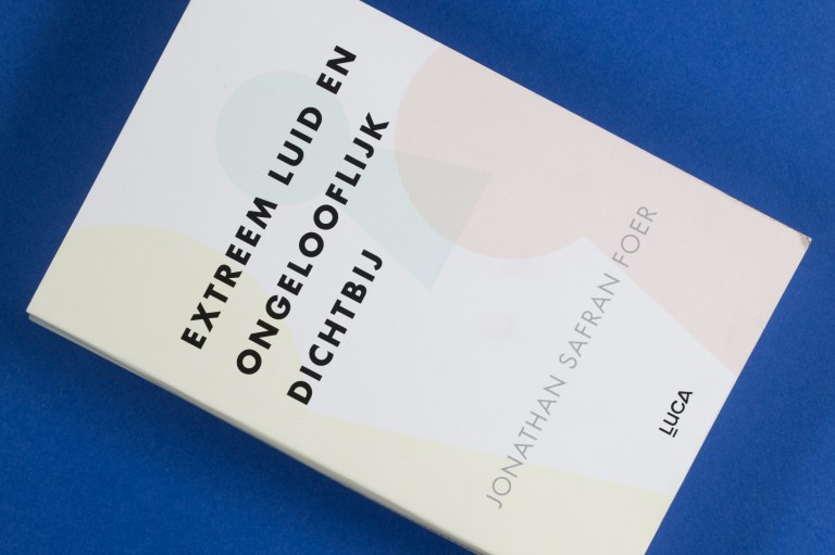Boekcover Jonathan Safran Foer Extreem luid en ongelooflijk dichtbij grafisch ontwerp omslag design