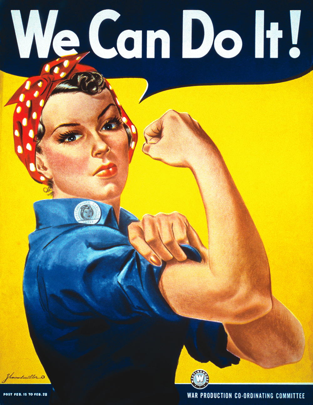 We can do it! feminism strong women