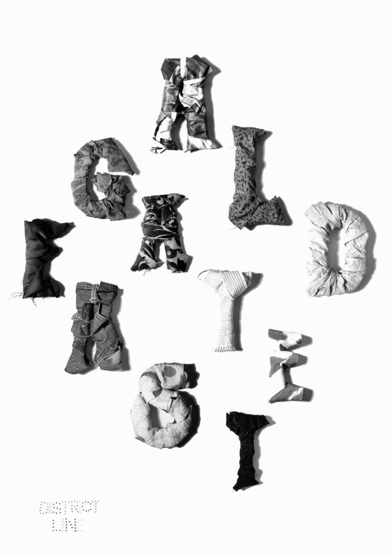 Aldgate East London Brick Lane underground tube typography analogue