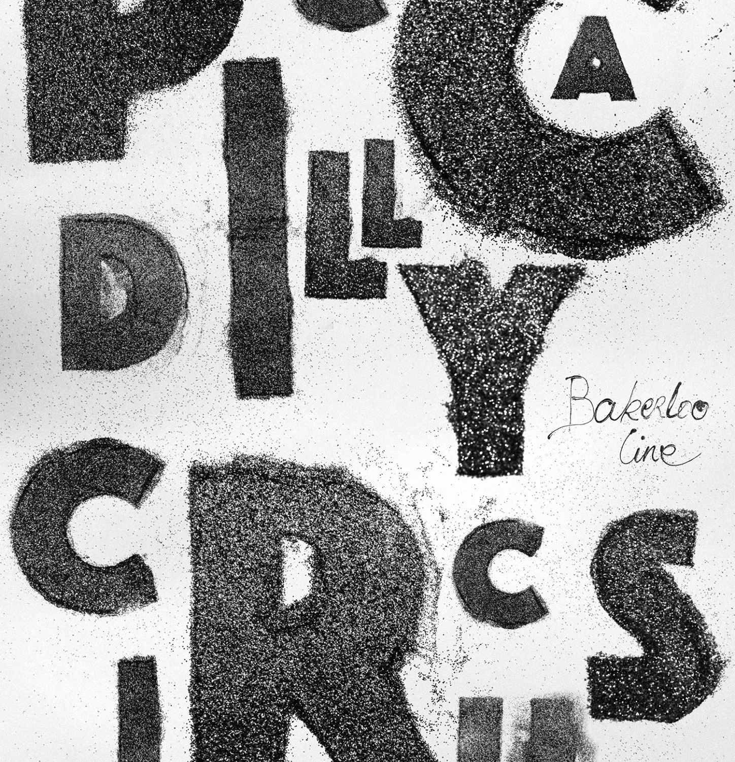 Piccadilly Circus Bakerloo Line London tube underground typography analogue