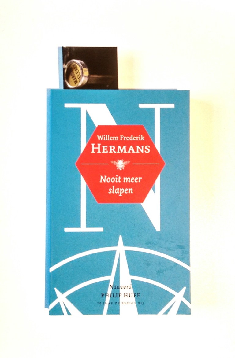 boekenlegger bladwijzer Boekhandel Limerick W.F. Hermans Nooit meer slapen Philippe Debeerst