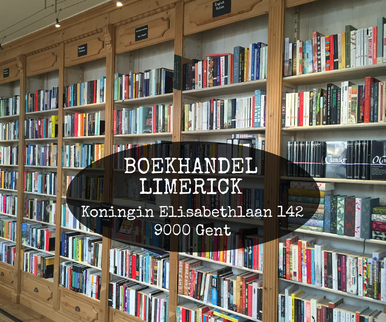 webbanner web design Boekhandel Limerick Gent HannaverkentGent