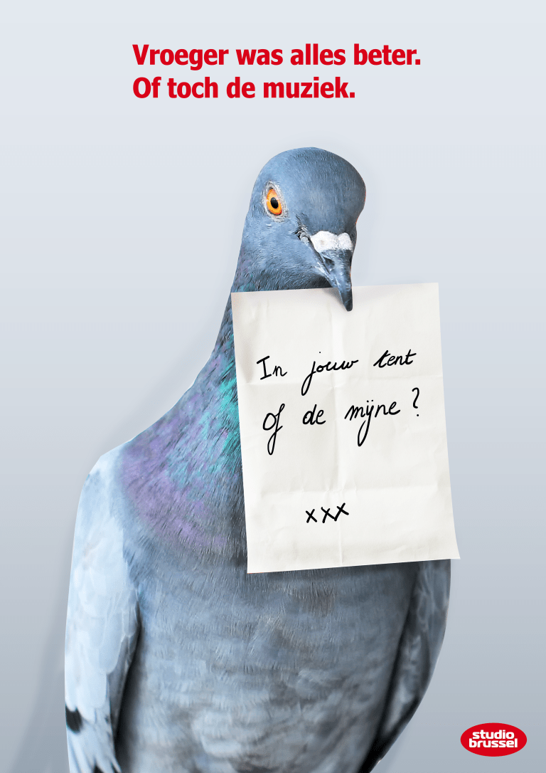 Klara Studio Brussel poster campagne klassieke muziek popmuziek reclame