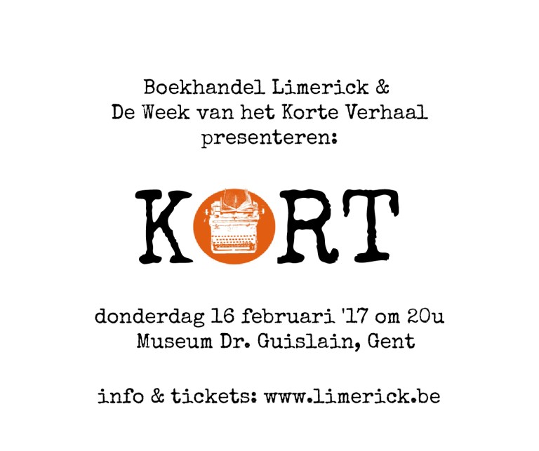Boekhandel Limerick Week van het Korte Verhaal KORT Museum Dr. Guislain Gent Hanna verkent Gent