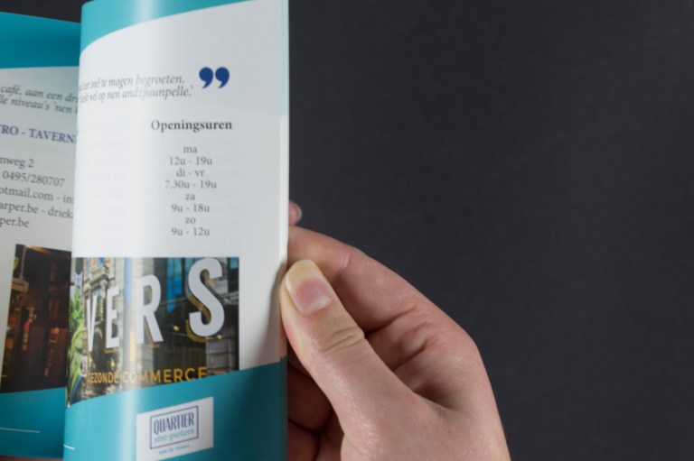 QSP brochure bladeren Vers sfeergebied Stad Gent Quartier Sint-Pieters