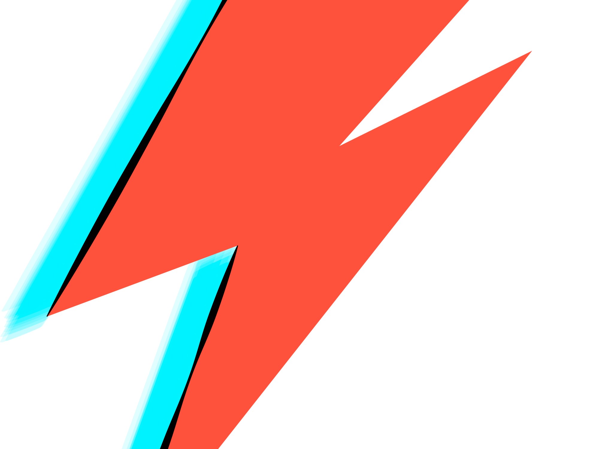 David Bowie Aladdin Sane bliksem Google doodle