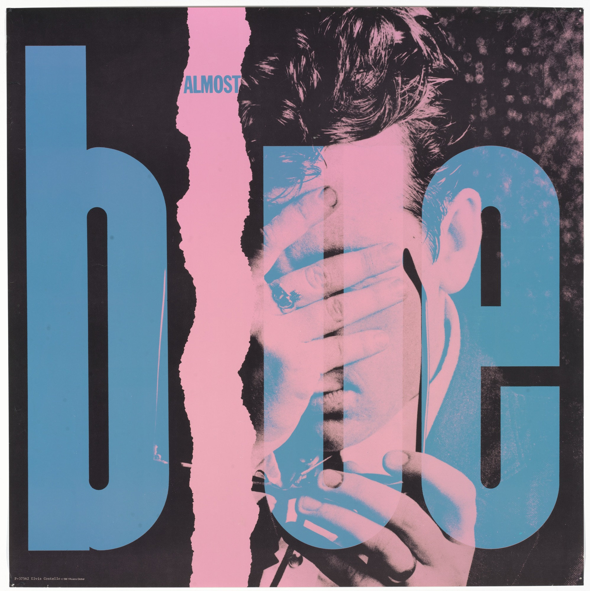 Almost Blue Barney Bubbles (Colin Fulcher) Elvis Costello & The Attractions, 1981