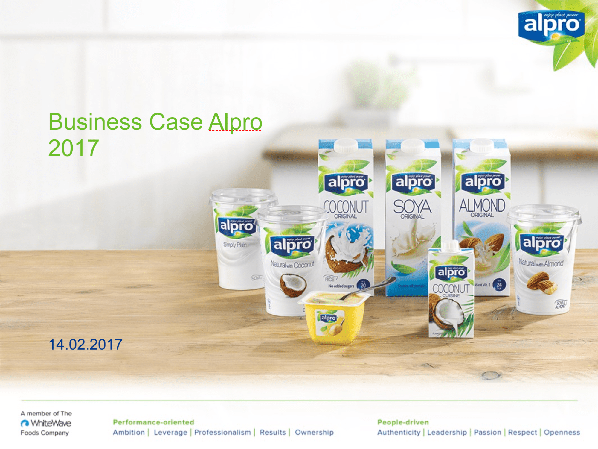 Business case Alpro Vlajo Innovatiekamp Roeselare business case demand planner