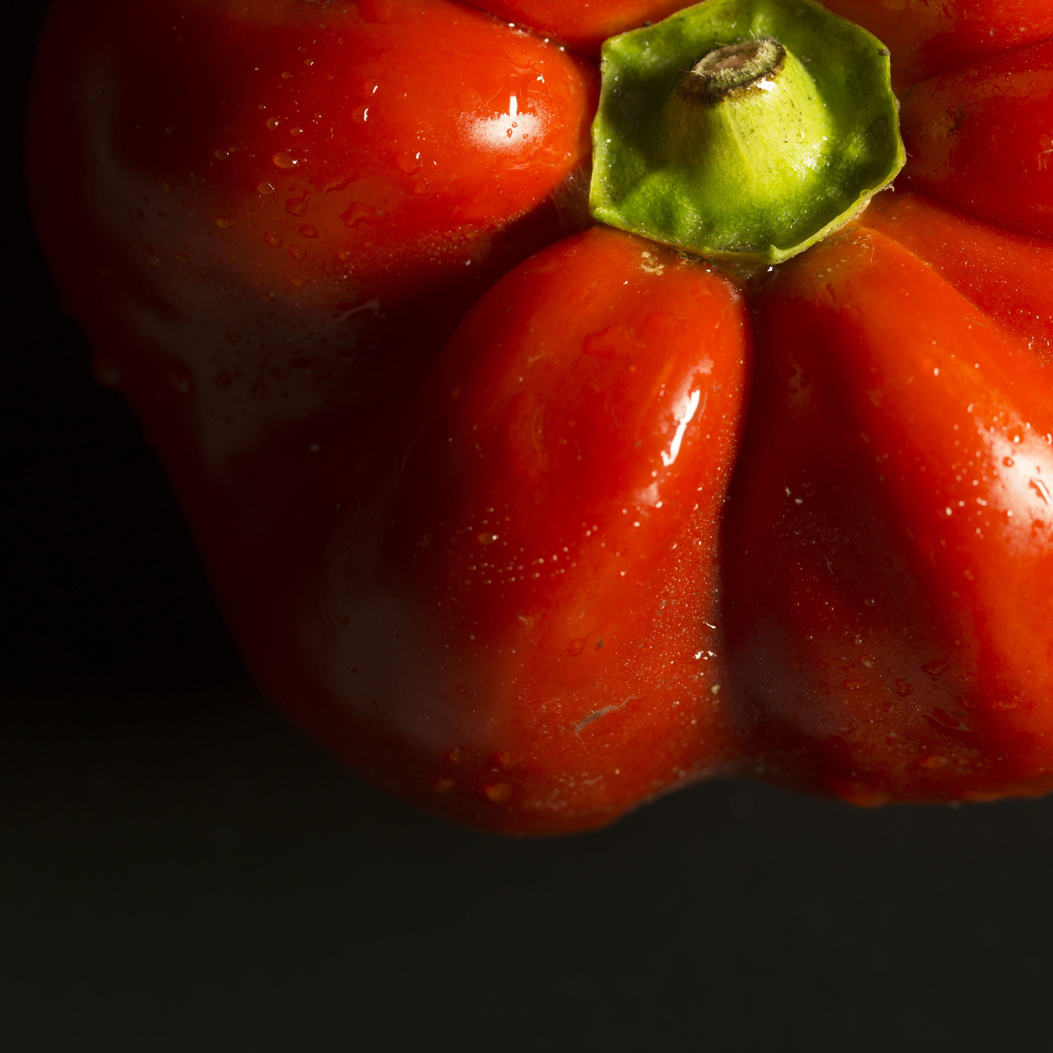 Paprika studio fotografie textuur fruit macro close-up