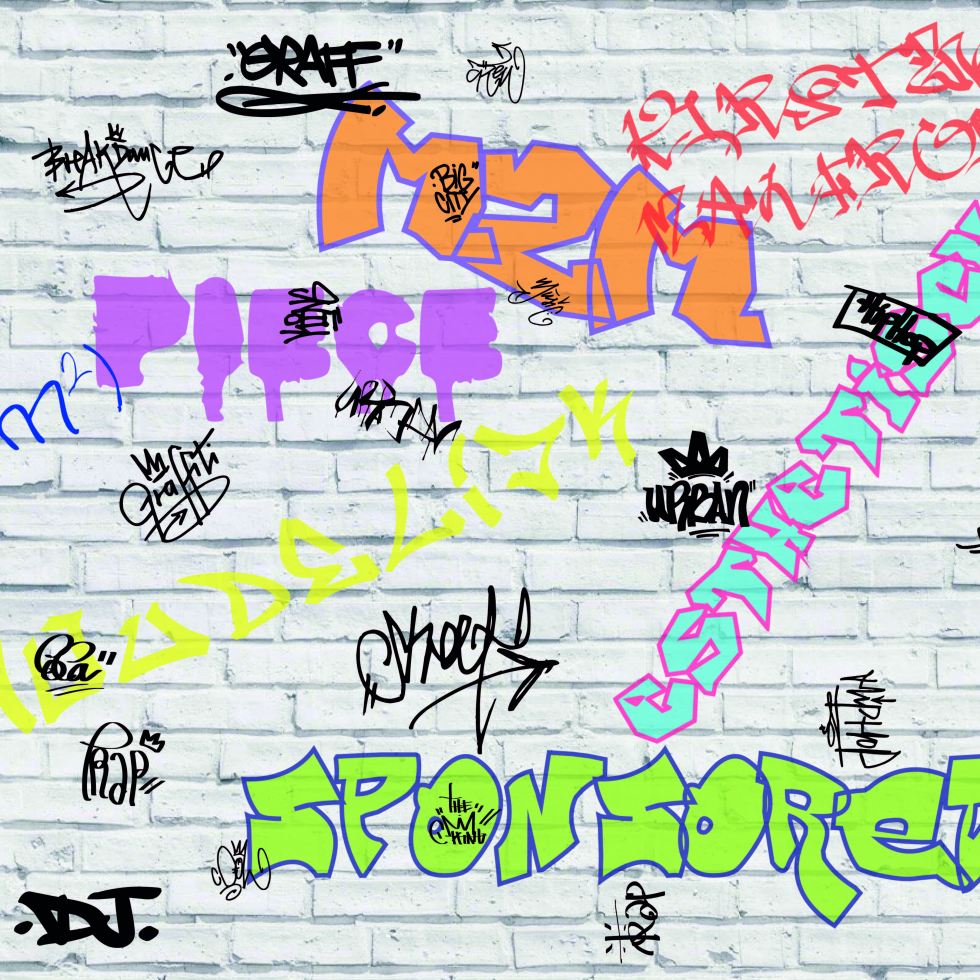 M2M street art challenge succescriteria graffiti wall piece