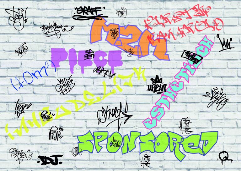 M2M street art challenge succescriteria graffiti wall piece