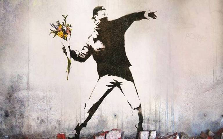 Banksy street art London Exit Through the Gift Shop stencil art