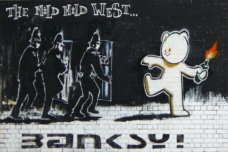 Banksy The Mild Wild West