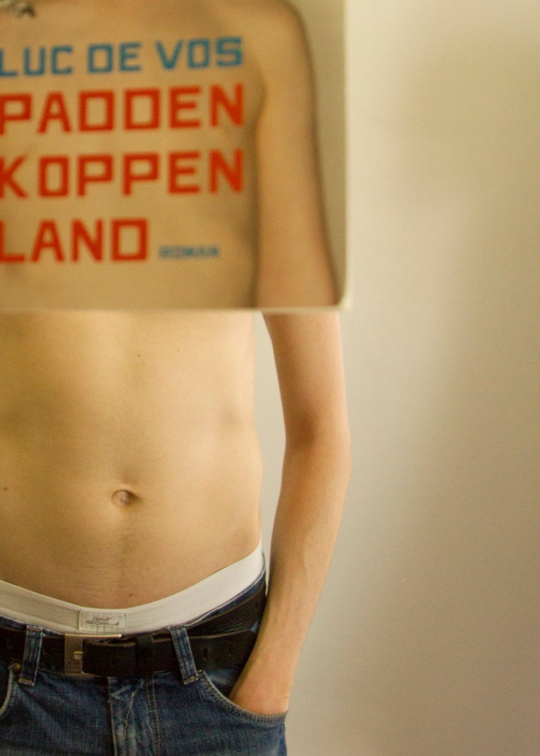 Luc De Vos - Paddenkoppenland bookface bookbody Boekenbeurs