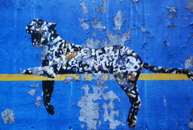 October 30: Yankee Stadium Banksy New York 2013 stencil art street art