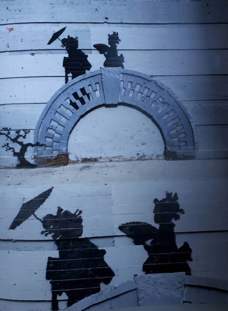 October 17: Bushwick Banksy New York street art stencil art 2013