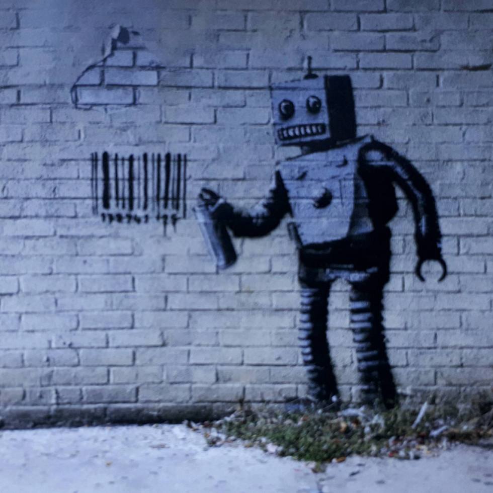 October 28: Coney Island Banksy New York 2013 street art stencil art