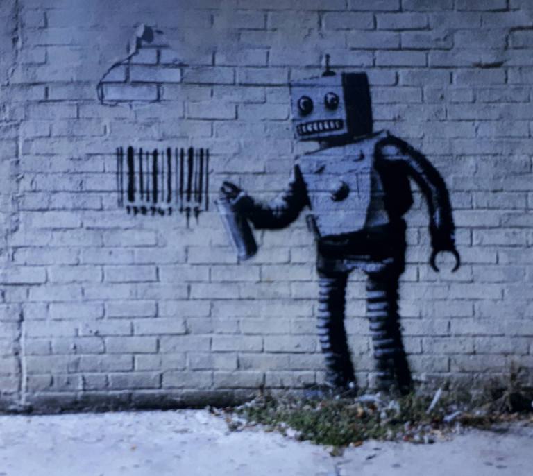 October 28: Coney Island Banksy New York 2013 street art stencil art