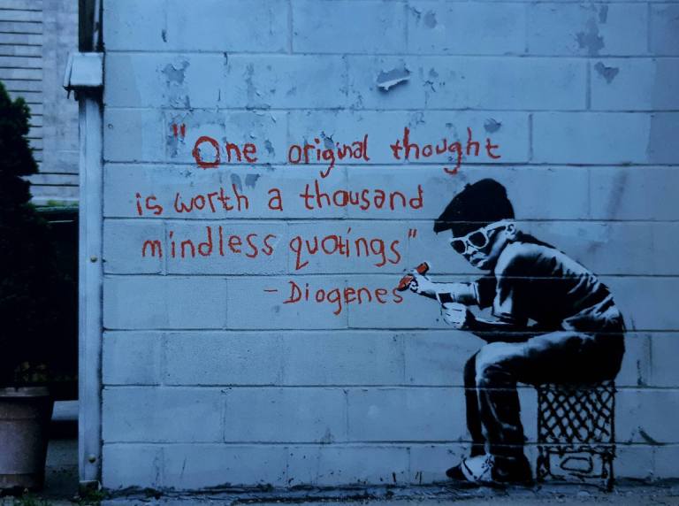 October 8: Greenpoint Banksy New York 2013 street art stencil art