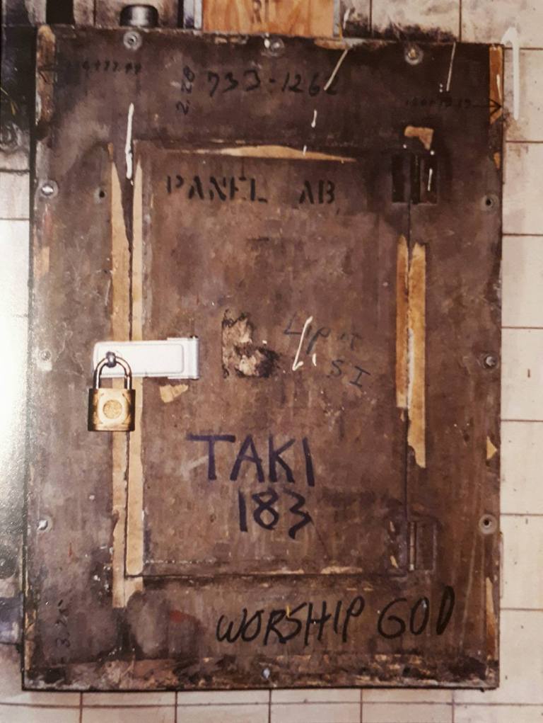 Taki 183 graffiti writer New York Greek elections