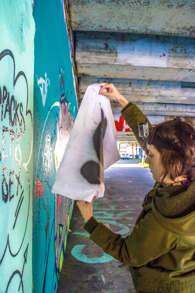 paste-up Keizersviaduct Gent how to Niels Depoorter