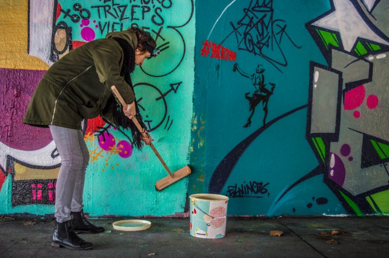 paste-up Keizersviaduct Gent how to Niels Depoorter