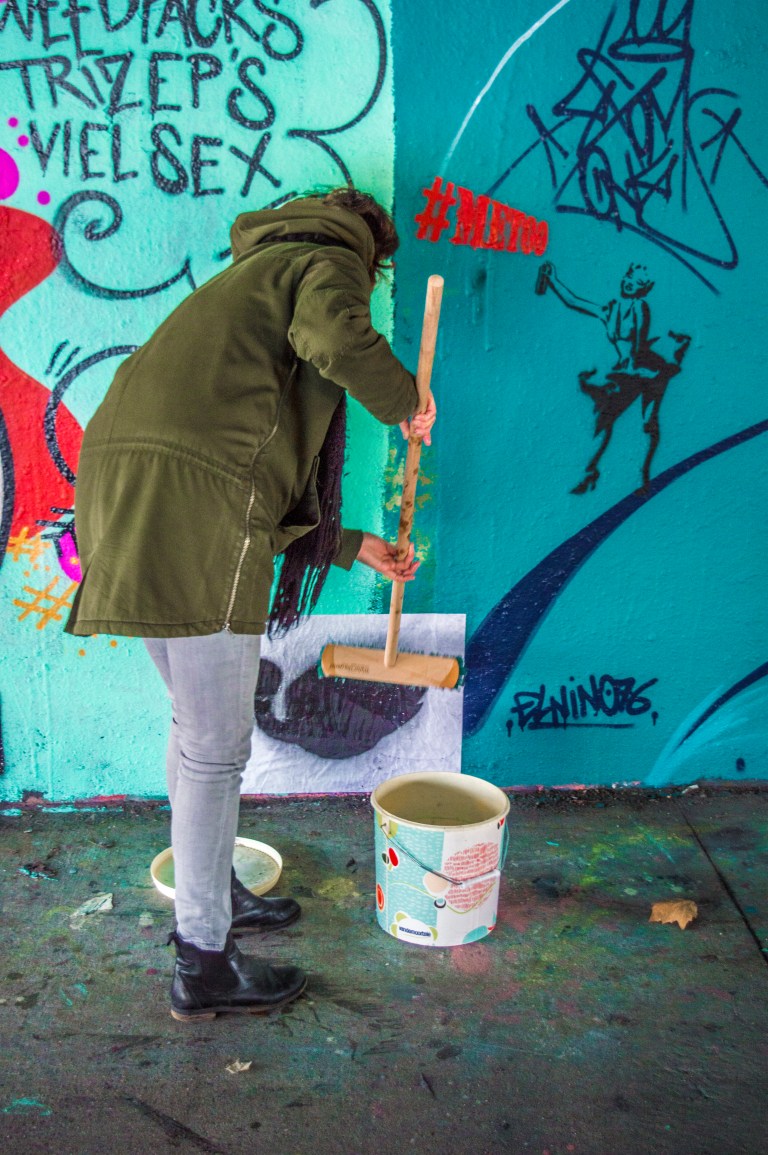 paste-up Keizersviaduct Gent how to Niels Depoorter