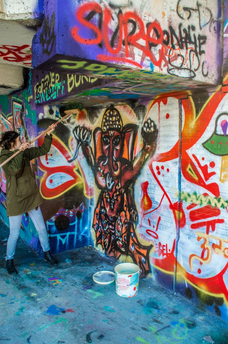 paste-up Keizersviaduct Gent how to Niels Depoorter