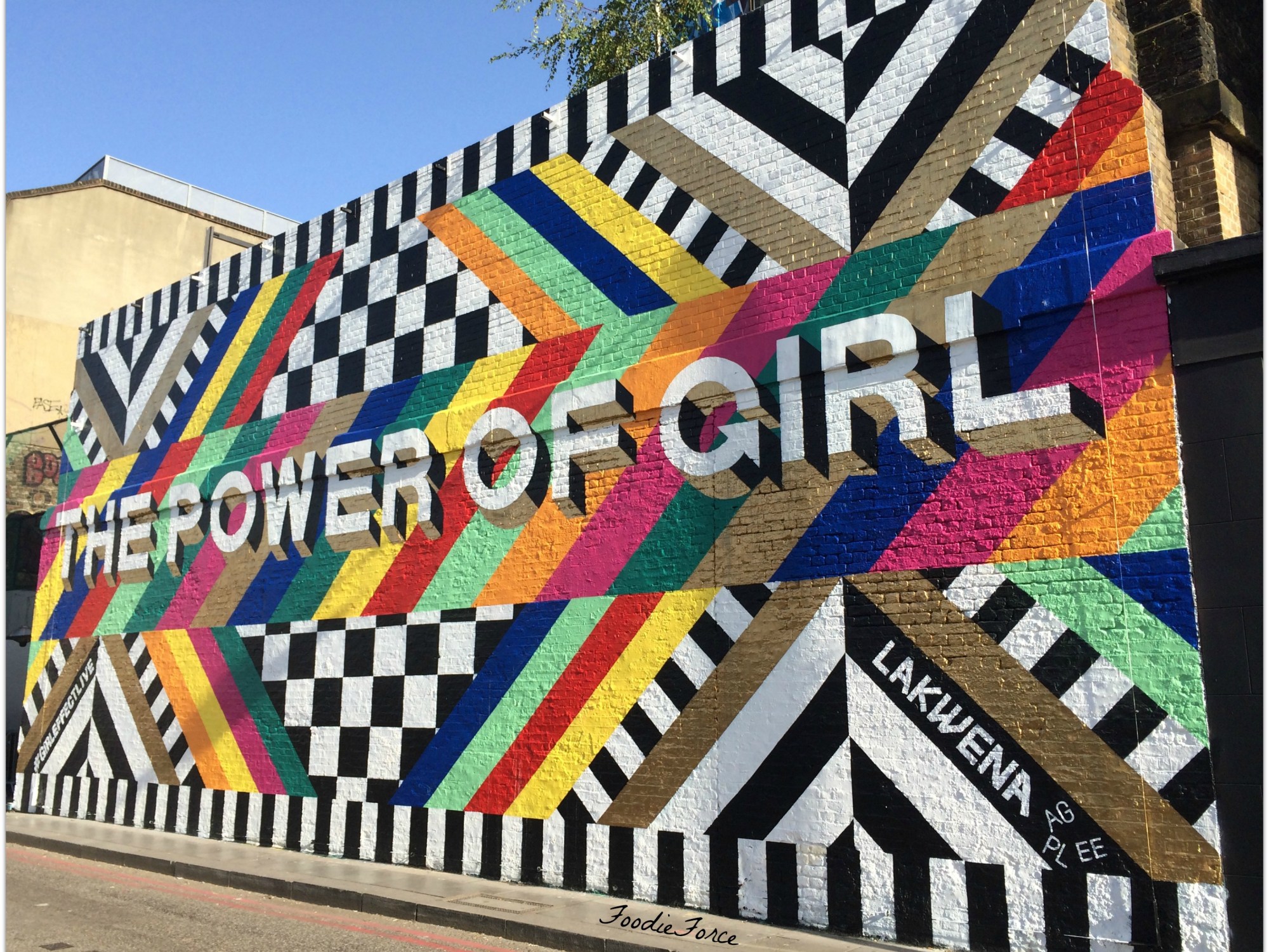Girl Power street art feminist statement