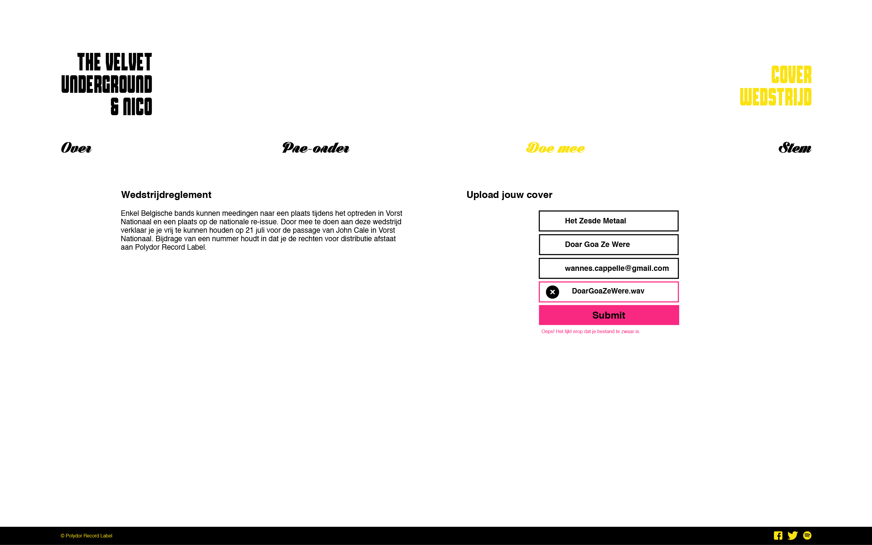 Error State uploadpagina desktop web design the UI stack user interface