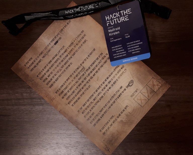 Hack The Future 2017 Creator Day service design