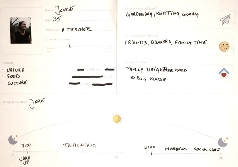 Persona Hack The Future 2017 Creator Day service design