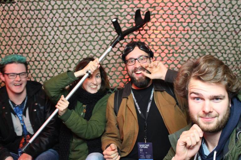 Pret in de photo booth Hack The Future 2017 Creator Day service design