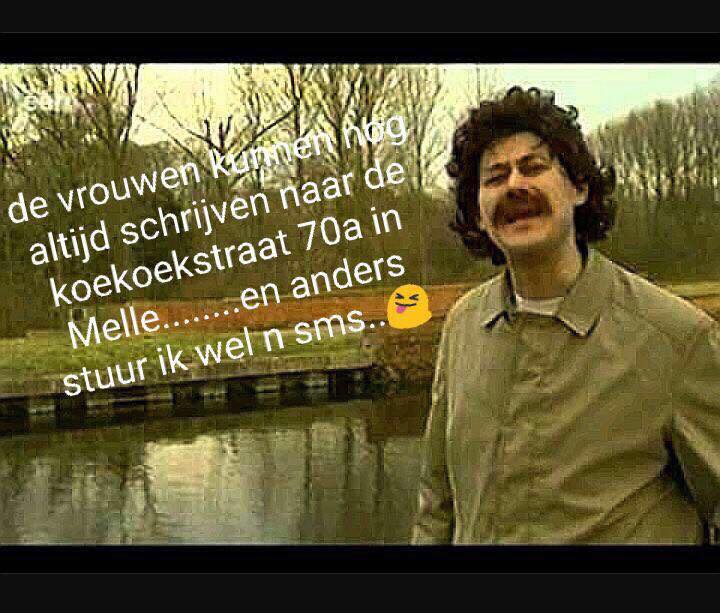 Bart De Pauw en zijn alter ego "de man van Melle"