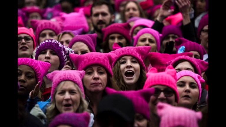 pussy hats betoging