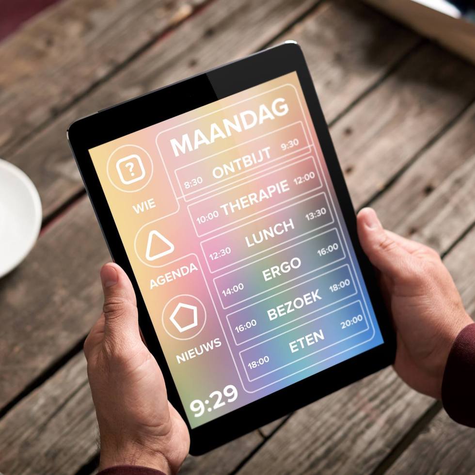 Mock-up agenda app app design PZ Duffel