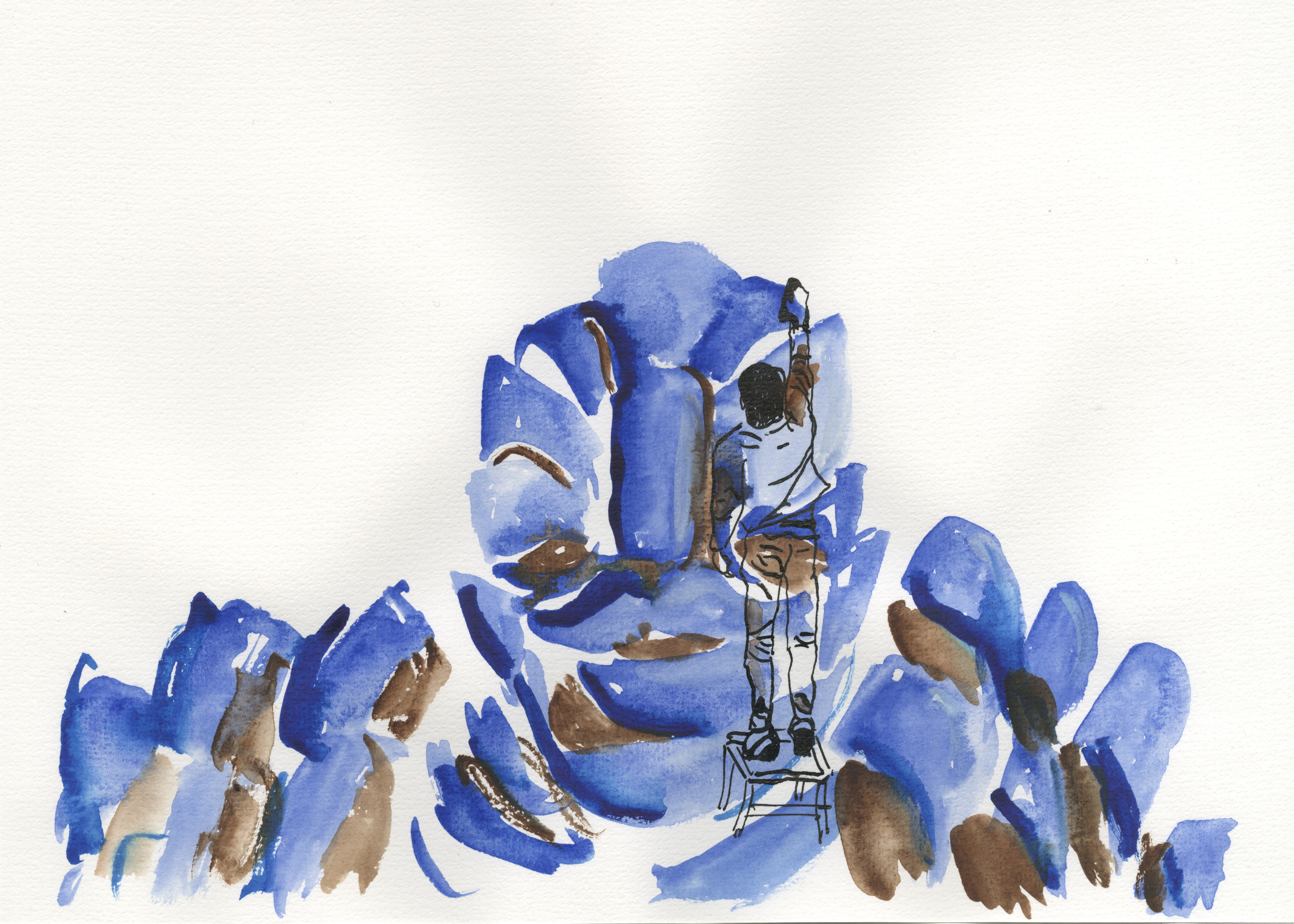 Rick Molyneux vzw Wallin' Solid piece mural street art graffiti character Gent