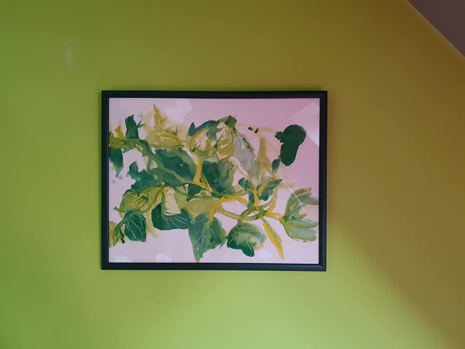 Blaadjes in kinderkamer